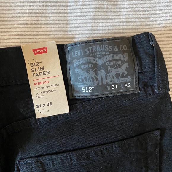 Levi's 512 Slim Taper Jeans 31x32 - Picture 5 of 12